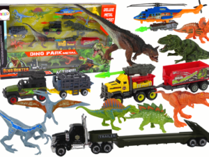 Helicopter Dinosaurs Vehicle Set 8 Colorful Pcs