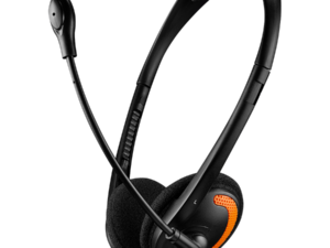 CANYON PC headset HS-01 PC Mic Flat 1.8m Black Orange