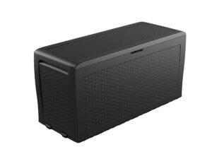 Uzglabāšanas kaste Samoa Rattan Box 270L pelēka