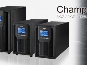UPS FSP Group Champ Tower, 3000VA, 2700W, OnLine, LCD, 4xIEC