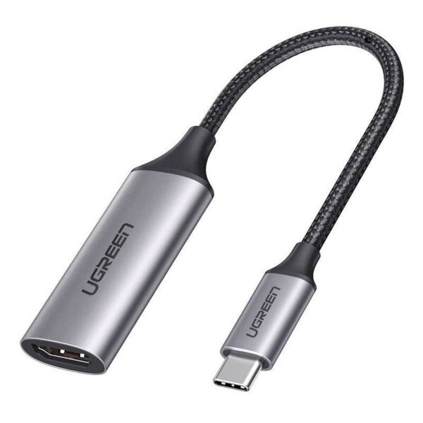 ADAPTOR video Ugreen, "CM297" USB Type-C (T) la 1 x HDMI (M) (3840 x 2160) la 60 Hz, conectori auriti, negru "70444" (timbru verde 0.08 lei) - 6957303874446