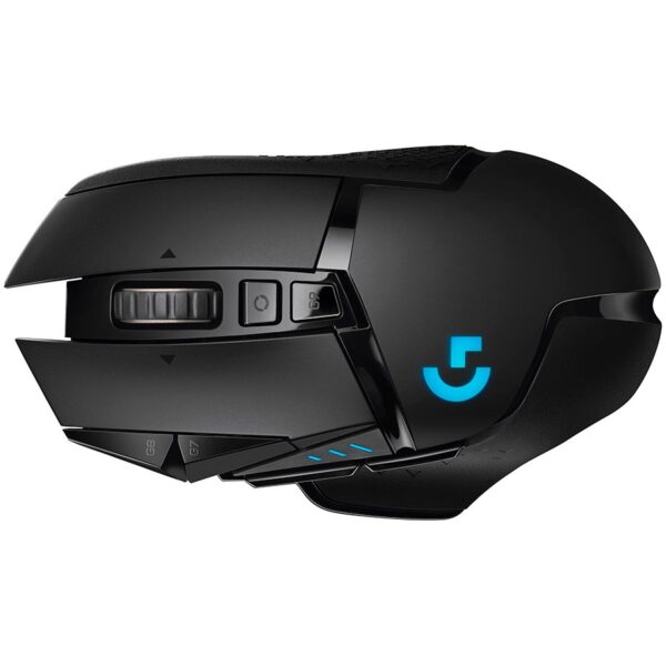 MOUSE LOGITECH, "G502 Lightspeed", gaming, wireless, 2.4GHz, optic, 25600 dpi, butoane/scroll 11/1, iluminare,butoane programabile,buton selectare viteza, negru, "910-005567" (timbru verde 0.18 lei) - Image 3