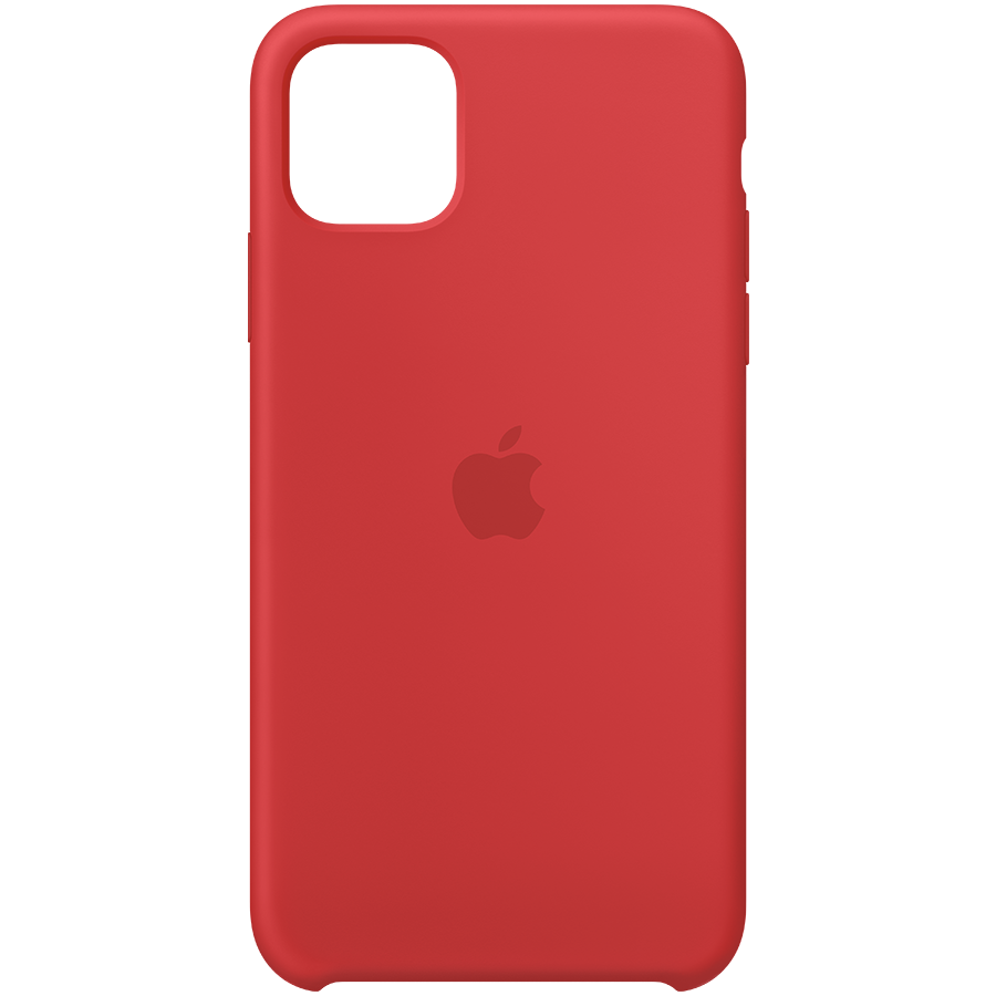 Back panel cover Apple iPhone 11 Pro Max Silicone Case MWYV2ZM/A Red - Image 3