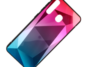 Mocco Stone Ombre Back Case Silicone Case With gradient Color For Apple iPhone 11 Pro Max Pink - Blue