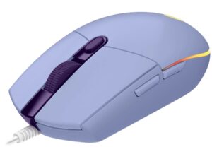 MOUSE LOGITECH, "G102 LIGHTSYNC", gaming, cu fir, USB, optic, 8000 dpi, butoane/scroll 6/1, iluminare, butoane programabile, violet, "910-005854" (timbru verde 0.18 lei)