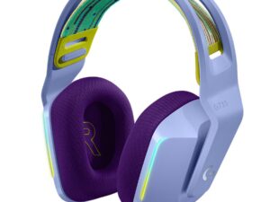 Gaming Earphone Logitech G733 Lilac Lightspeed Wireless RGB, Microphone, Purple