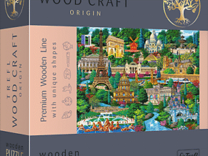 TREFL wooden puzzle Famous places in France 1000 pcs
