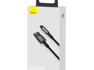 Baseus Tungsten Gold Cable USB to iP 2.4A 2m (black)