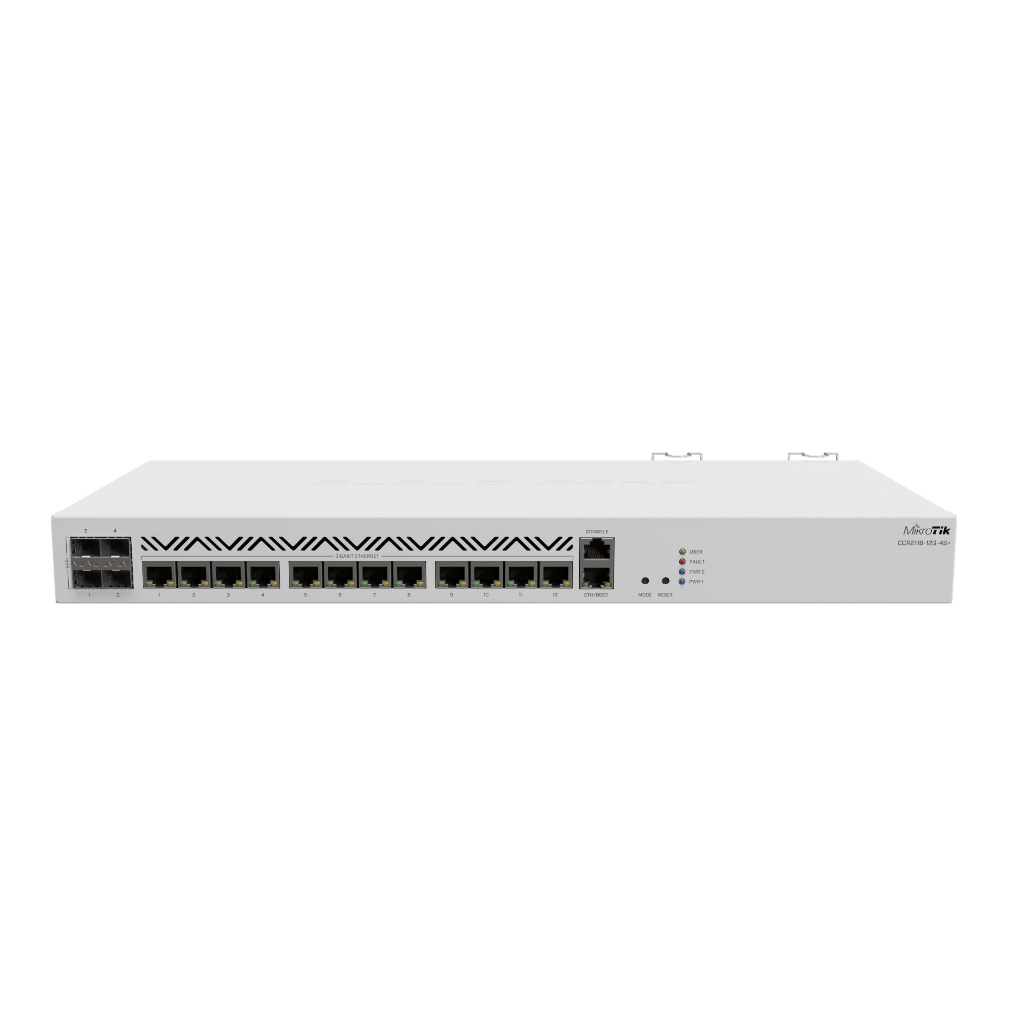NET ROUTER 1000M 12PORT 4SFP+/CCR2116-12G-4S+ MIKROTIK, "CCR2116-12G-4S+" (timbru verde 0.8 lei)