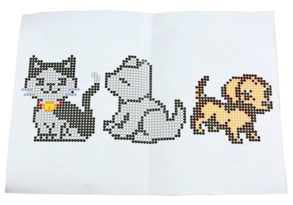 Mosaic Beads Set Dog and Cat 6000pcs - Image 5