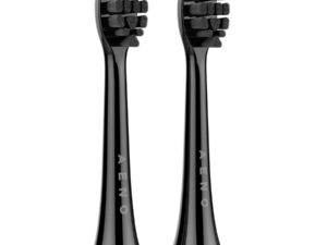 AENO Replacement toothbrush heads, Black, Dupont bristles, 2pcs in set (for ADB0004/ADB0006 and ADB0003/ADB0005)