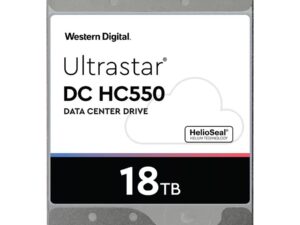 WD Ultrastar DC HC550 WUH721818ALE6L4 - H�rddisk - 18 TB - inbyggd - 3.5" - SATA 6Gb/s - 7200 rpm - buffert: 512 MB