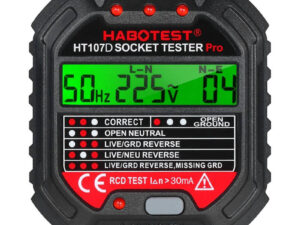 Socket tester with digital display Habotest HT107D