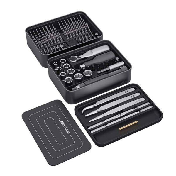 Screwdrivers, Tweezers, Ratchet Wrench, Set of 100 pcs, JIMI Home FM-3, - Image 3