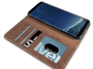 Mocco Suede Book Case For Samsung A305 Galaxy A30 Brown