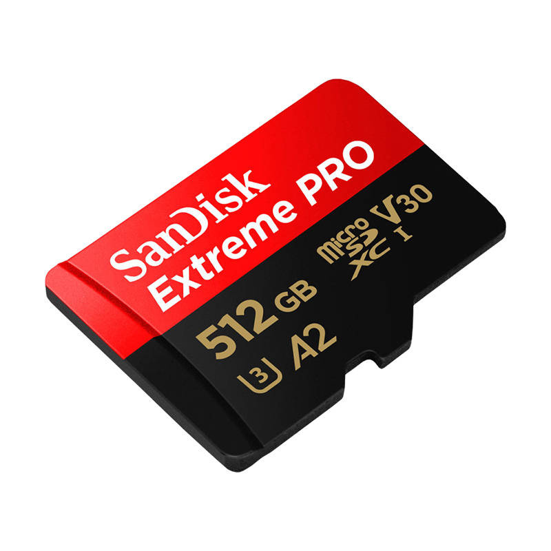 SanDisk Extreme Pro - Pam�ov� karta flash (adapt�r microSDXC na SD zahrnuto) - 512 GB - A2 / Video Class V30 / UHS-I U3 / Class10 - microSDXC UHS-I - Image 2