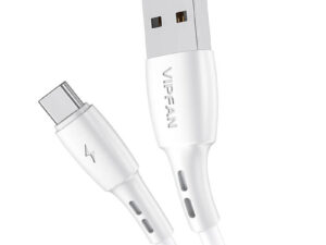 USB to USB-C cable VFAN Racing X05, 3A, 2m (white)