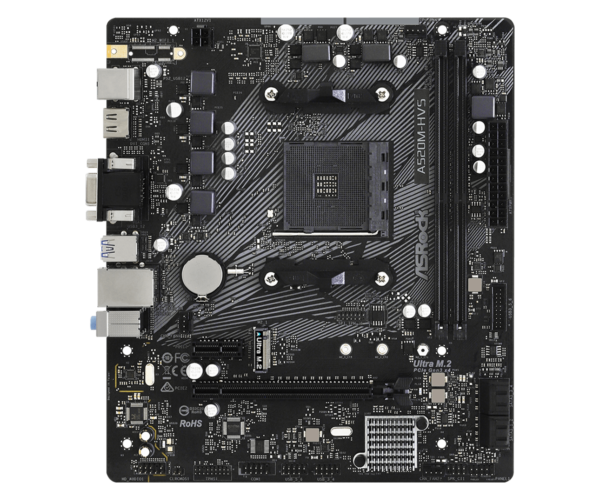Asrock A520M-HVS AMD A520 Socket AM4 micro ATX - Image 2