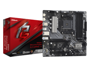 ASRock B550M Phantom Gaming 4 - motherboard - micro ATX - Socket AM4 - AMD B550