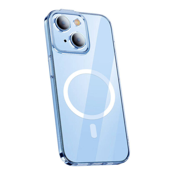 HUSA SMARTPHONE Baseus Crystal Series Magnetic Case, pentru Iphone 14 Plus, contine 1 x folie sticla display, material silicon, transparent "ARJC010002" - 6932172615048 - Image 6