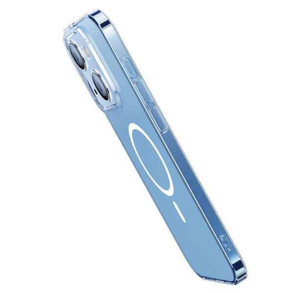 HUSA SMARTPHONE Baseus Crystal Series Magnetic Case, pentru Iphone 14 Plus, contine 1 x folie sticla display, material silicon, transparent "ARJC010002" - 6932172615048 - Image 4