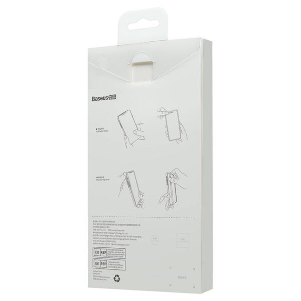 HUSA SMARTPHONE Baseus Crystal Series Magnetic Case, pentru Iphone 14 Plus, contine 1 x folie sticla display, material silicon, transparent "ARJC010002" - 6932172615048 - Image 7