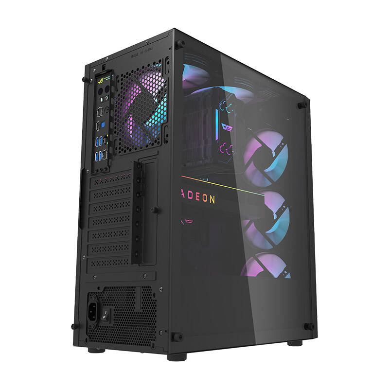 Darkflash DK351 computer case (black) + 4 RGB fans - Image 4