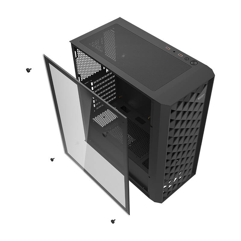 Darkflash DK351 computer case (black) + 4 RGB fans - Image 3