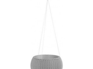 Puķu pods karināms Cozy S With Hanging Set gaiši pelēks