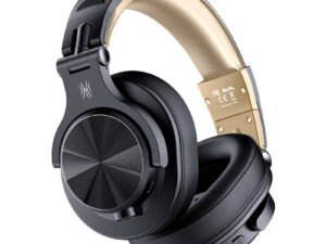 Casca OneOdio wireless,cu fir,tip over ear,multimedia,DJ,conectare BT 5.2|Jack 3.5mm|Jack 6.35mm,difuzor 40 mm,impedanta 32Ohm,650mAh,negru|auriu "Fusion-A70-Black-Gold" (timbru verde 0.8lei)