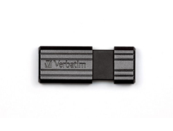 USB DRIVE 2.0 PIN STRIPE 8GB/BLACK READ UP TO 11MB/SEC