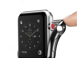 Dux Ducis Premium Silicone Case For Apple Watch 2 / 3 38 mm Black + Gift
