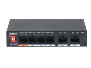 Switch|DAHUA|PFS3006-4ET-60|Type L2|PoE ports 4|60 Watts|DH-PFS3006-4ET-60-V2