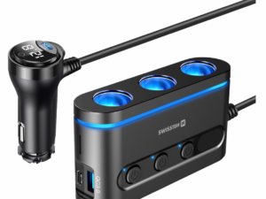 Swissten Car charger 2x USB-C PD / 1x USB-A QA 3.0 / 3x CL