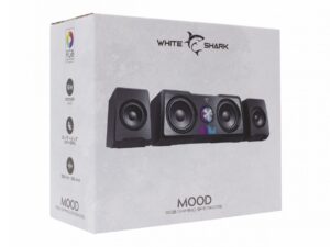 White Shark GSP-968 Mood RGB Gaming 2.2 Speaker System Black