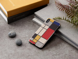 MAN&WOOD SmartPhone case iPhone XS Max modrian wood white