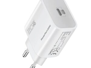 Promate PowerPort-20PD Premium Travel Charger Type-C PD 20W