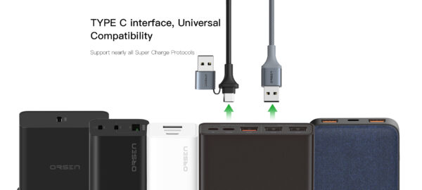 Orsen S8 2-IN-1 USB and Type-C 5A 1.5m black - Image 8