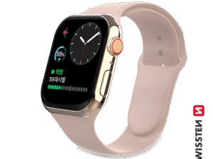 Swissten Silicone Band for Apple Watch 1/2/3/4/5/6/SE / 38 mm / 40 mm / Pink