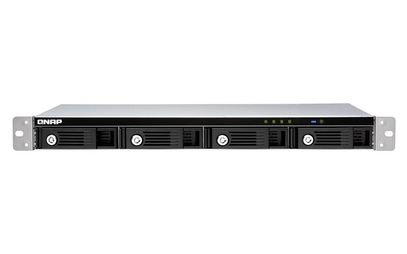 Servers QNAP NAS STORAGE RACKST 4BAY 1U/USB3 TR-004U