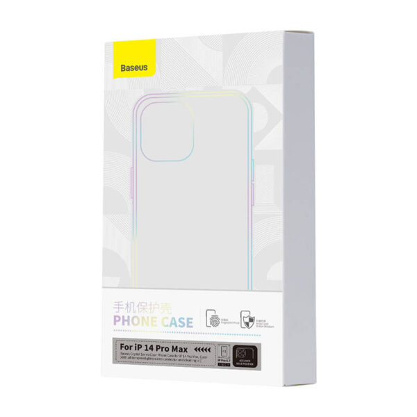 Phone case Baseus Crystal Clear for iPhone 14 Pro Max (transparent) - Image 8