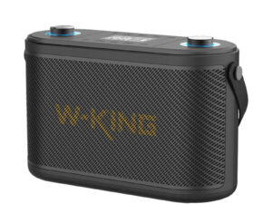 Wireless Bluetooth Speaker W-KING H10 120W + 2 microphones (black)