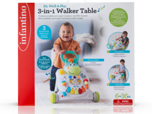 INFANTINO Sit, Walk & Play 3in1 Walker Table