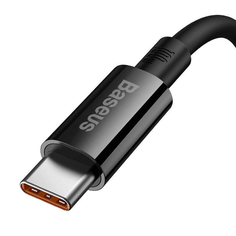 CABLU alimentare si date Baseus Superior, pt. smartphone, USB la USB Type-C , 100W, 1m, negru "P10320102114-00" (timbru verde 0.18 lei) - 6932172631970 - Image 5