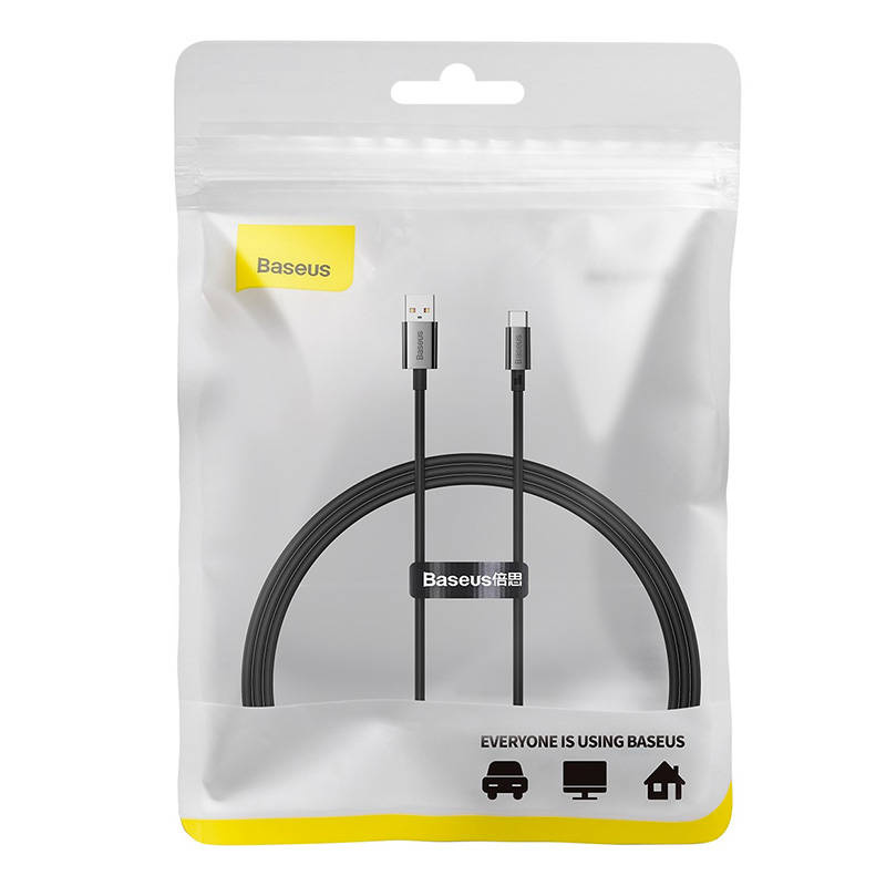 CABLU alimentare si date Baseus Superior, pt. smartphone, USB la USB Type-C , 100W, 1m, negru "P10320102114-00" (timbru verde 0.18 lei) - 6932172631970 - Image 8