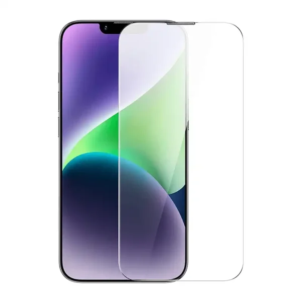 Tempered Glass Baseus Corning for iPhone 13 Pro Max/14 Plus with built-in dust filter - Image 9