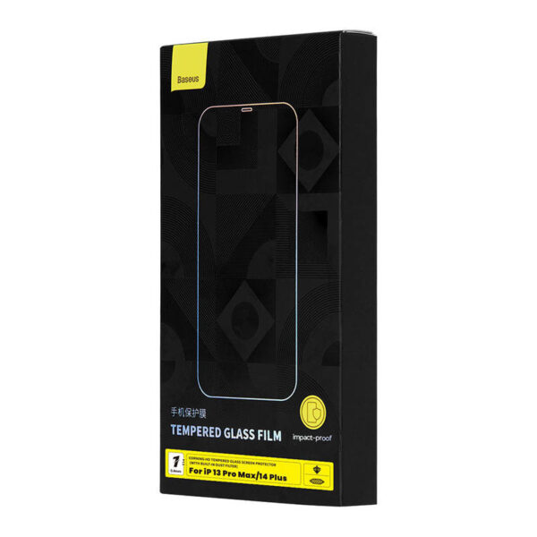 Tempered Glass Baseus 0.4mm Iphone 13 Pro Max/14 Plus + cleaning kit - Image 8