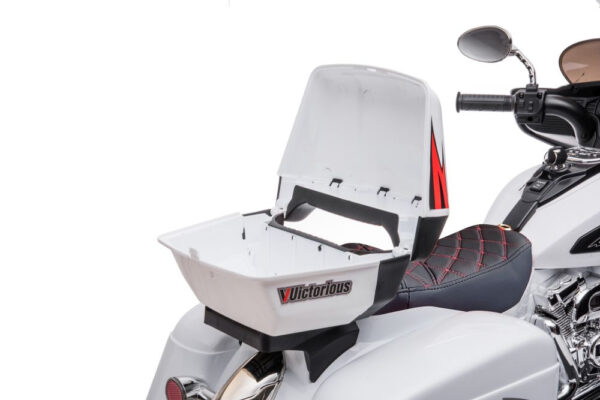 Goldwing  Three-Wheeled Battery Motorcycle White - Image 8