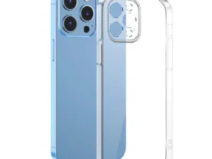 Baseus Crystal Silicone Phone Case with all-tempered-glass and Screen Cleaning kit for Apple iPhone 13 Pro