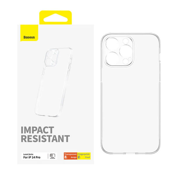 Phone Case for iP 14 PRO Baseus OS-Lucent Series (Clear) - Image 5